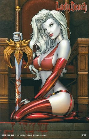 Lady Death: Judgment War #1 - Naughty Black Metal Edition (LOW #3)