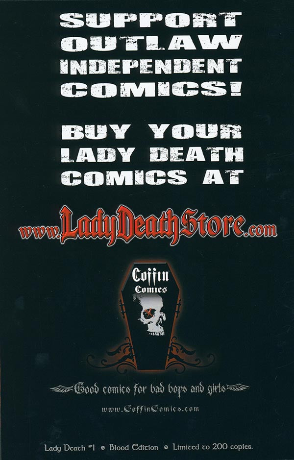 Lady Death #1 - Blood Edition (LOW #3)