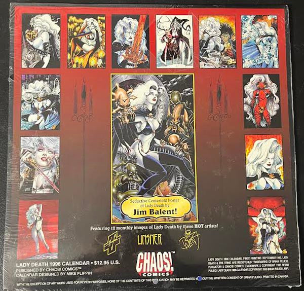 Lady Death 1996 Calendar