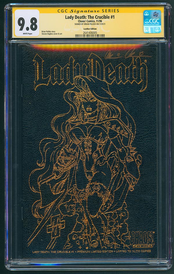 Lady Death: The Crucible #1 - Premium Limited Edition - CGC Signature Series 9.8