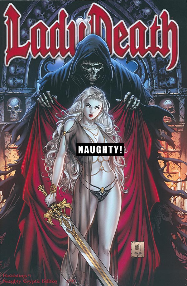 Lady Death: Revelations #1 - Naughty Cryptic Edition (LOW #2)