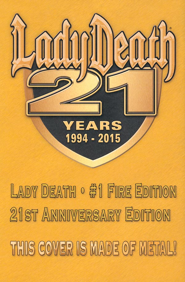 Lady Death #1 - Fire 21st Anniversary Edition (Artist Proof #0)