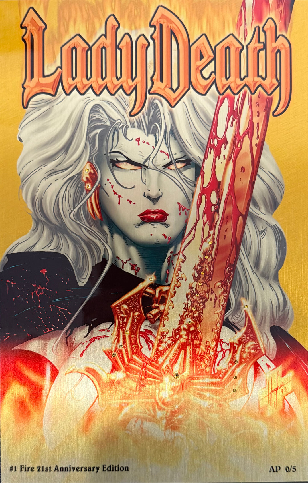 Lady Death #1 - Fire 21st Anniversary Edition (Artist Proof #0)