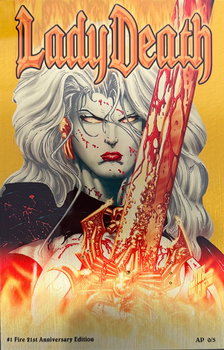 Lady Death #1 - Fire 21st Anniversary Edition (Artist Proof #0)