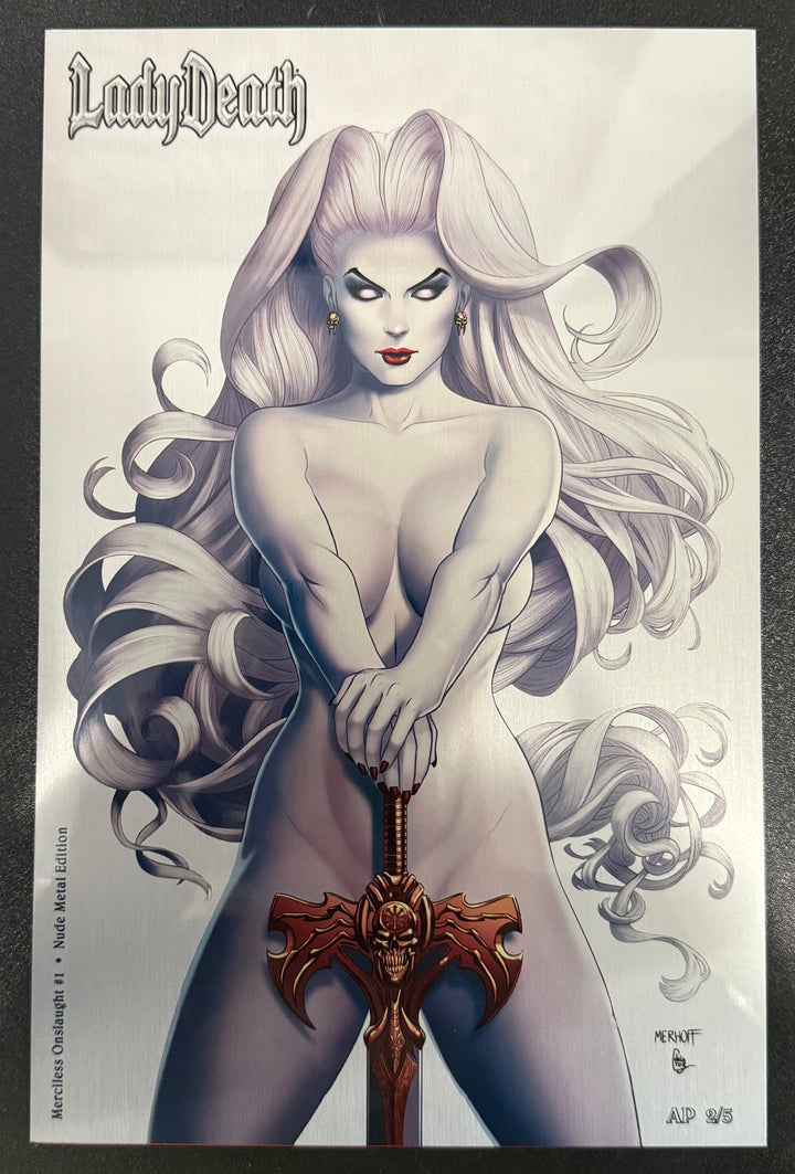 Lady Death: Merciless Onslaught - Nude Metal Edition (Artist Proof #2)