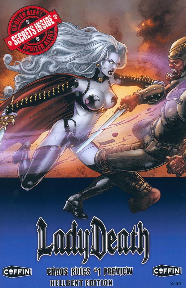 Lady Death: Chaos Rules #1 - Preview Hellbent Edition (LOW #2)