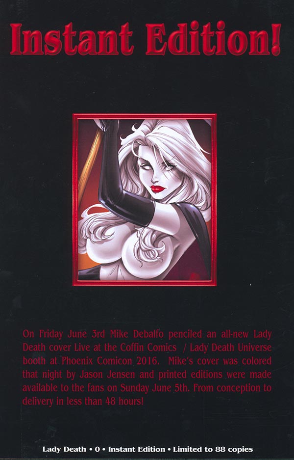 Lady Death #0 - Instant Virgin Art Edition (LOW #2)
