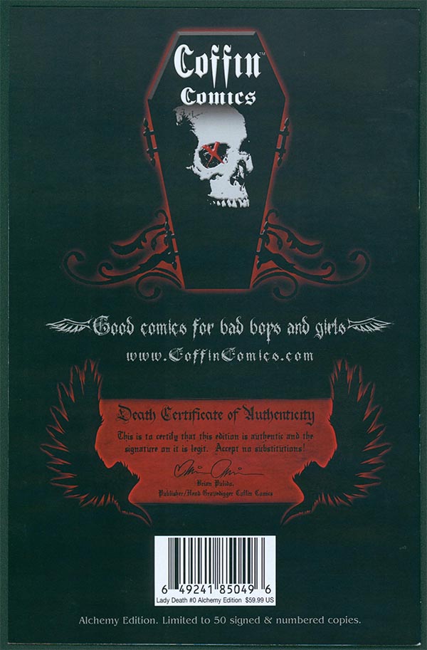 Lady Death #0 - Alchemy Edition (LOW #0)