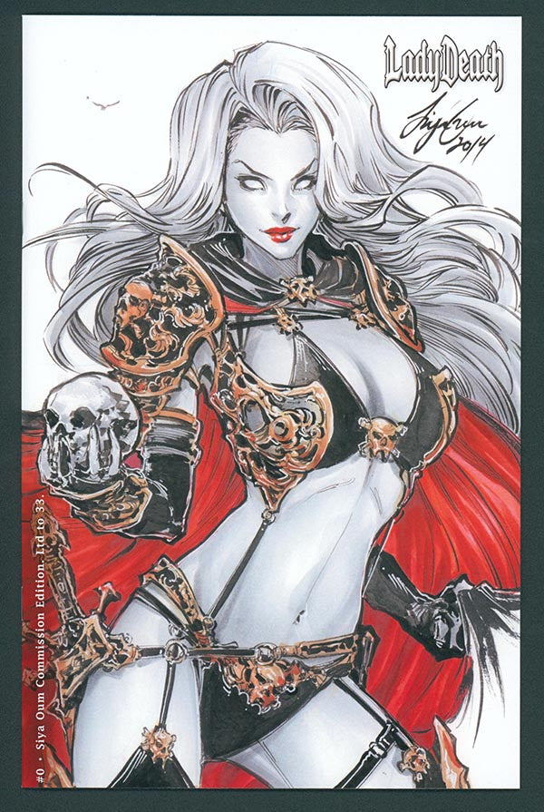 Lady Death #0 - Siya Oum Commission Edition (Publisher File Copy)