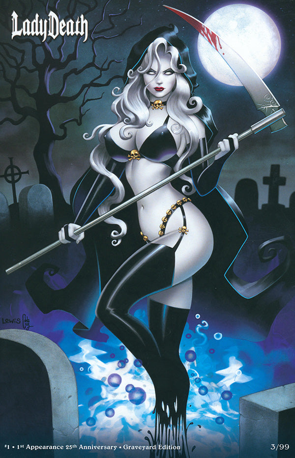 Lady Death #1 - 1st Appearance Graveyard Edition (LOW #3)