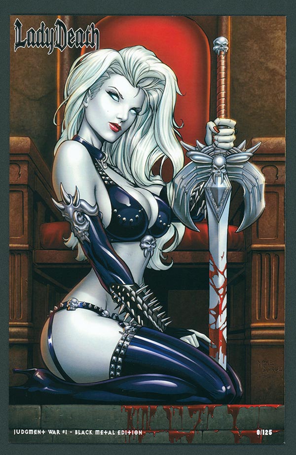 Lady Death: Judgment War #1 - Black Metal Edition (LOW #0)