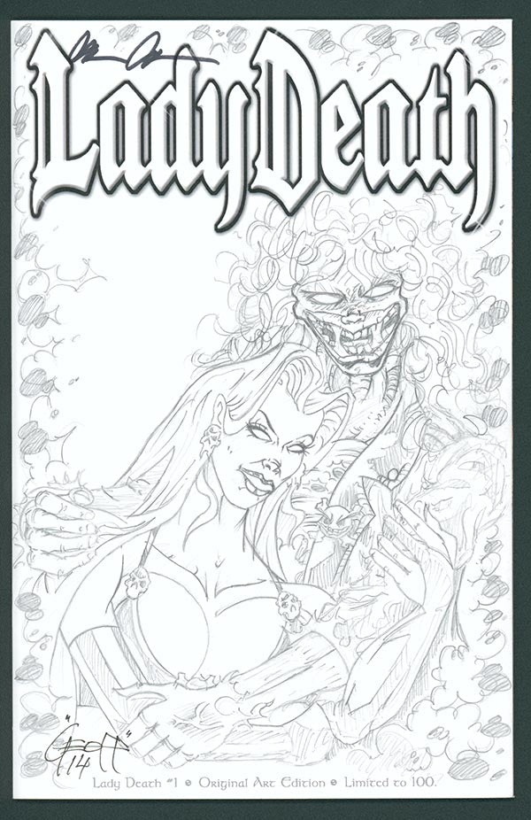 Lady Death #1 - Original Art Edition (Publisher File Copy)