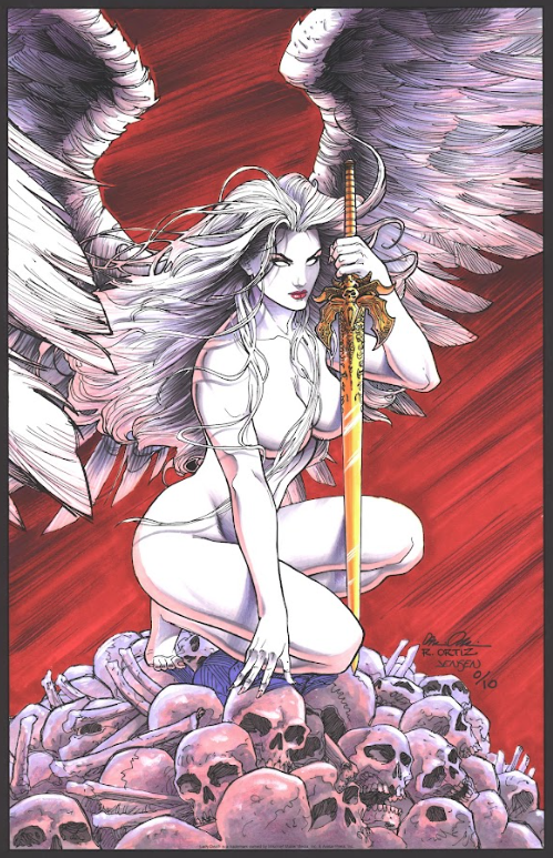 Lady Death Handcrafted Original Art 11x17" Print (LOW #0) - Pulido Signed