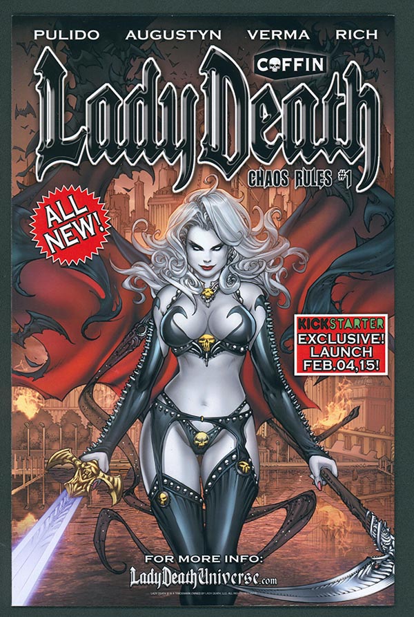 Lady Death: The Rapture #1 - Naughty Whipped Edition (LOW #3)