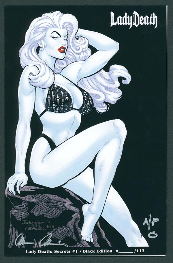 Lady Death: Secrets #1 - Black Edition (Artist Proof #0)