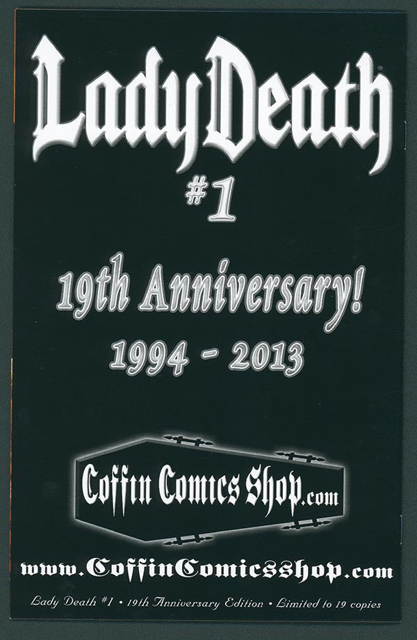 Lady Death #1 - 19th Anniversary Edition (LOW #2)