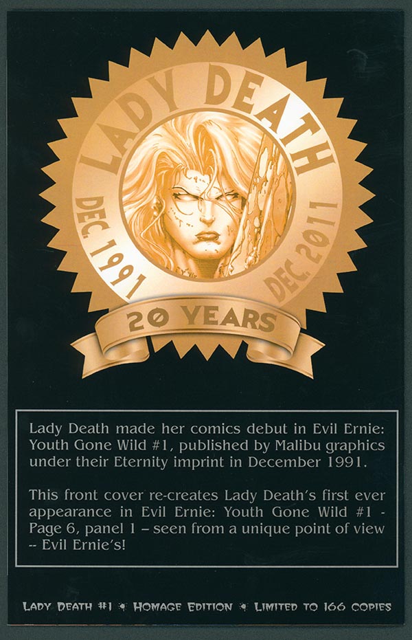 Lady Death #1 - Homage Edition (LOW #0)