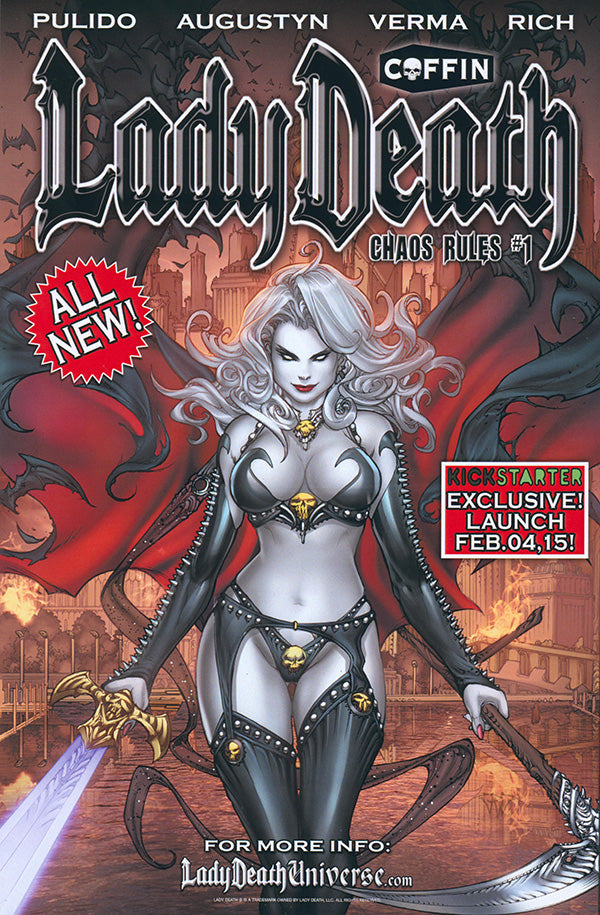 Lady Death: Chaos Rules #1 - Preview Hellbent Edition (LOW #2)