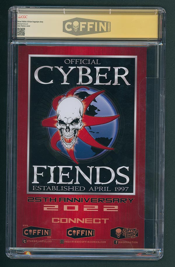 Lady Death: Chaos Rules #1 - Cyber Fiends 25th Anniversary Edition (BP Edition!) - CGC Signature Series 9.8