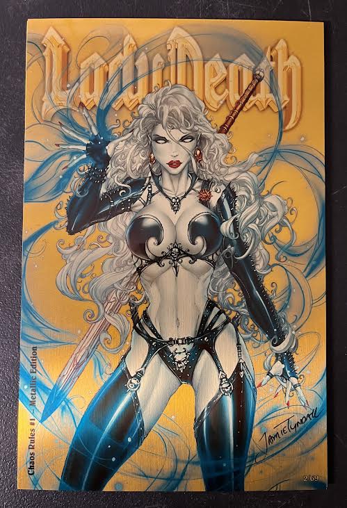 Lady Death: Chaos Rules #1 - Metallic Edition (LOW #2) - Tyndall Signed