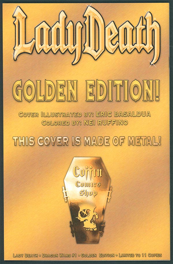 Lady Death: Dragon Wars #1 - Golden Edition (LOW #0)