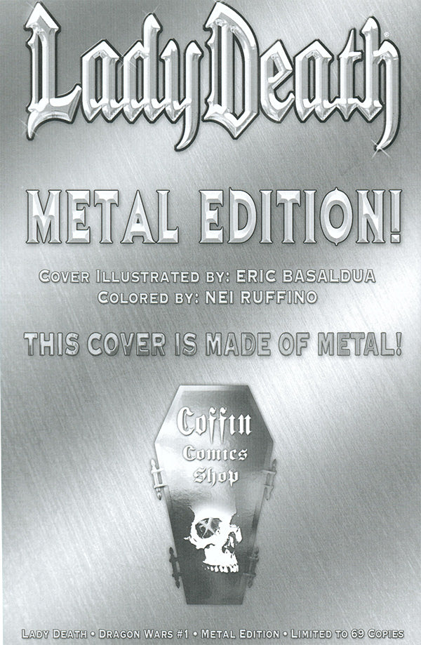 Lady Death: Dragon Wars #1 - Metal Edition (LOW #0)
