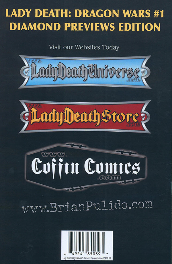Lady Death: Dragon Wars #1 - Previews Exclusives Edition (LOW #0)