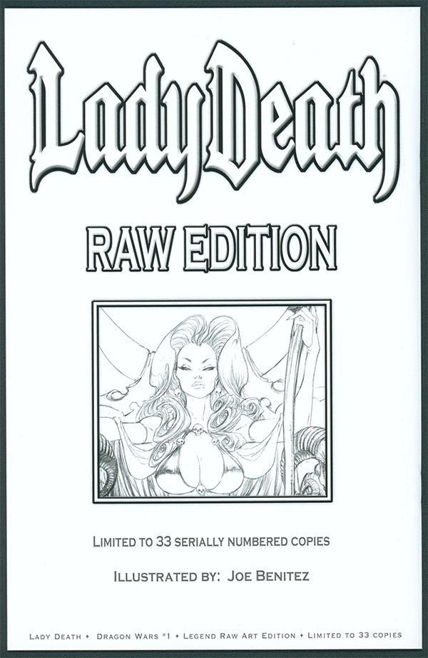 Lady Death: Dragon Wars #1 - Legend 3-Book Set (LOW #0)