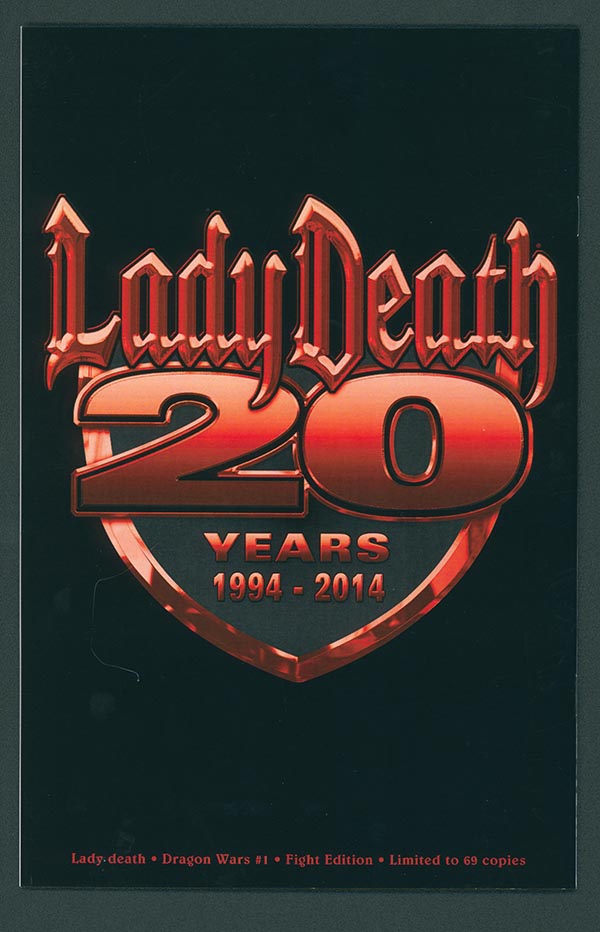 Lady Death: Dragon Wars #1 - Fight Edition (LOW #2)