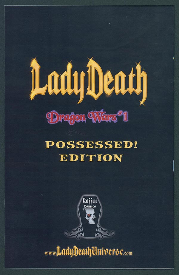 Lady Death: Dragon Wars #1 - Possessed Edition (LOW #2)