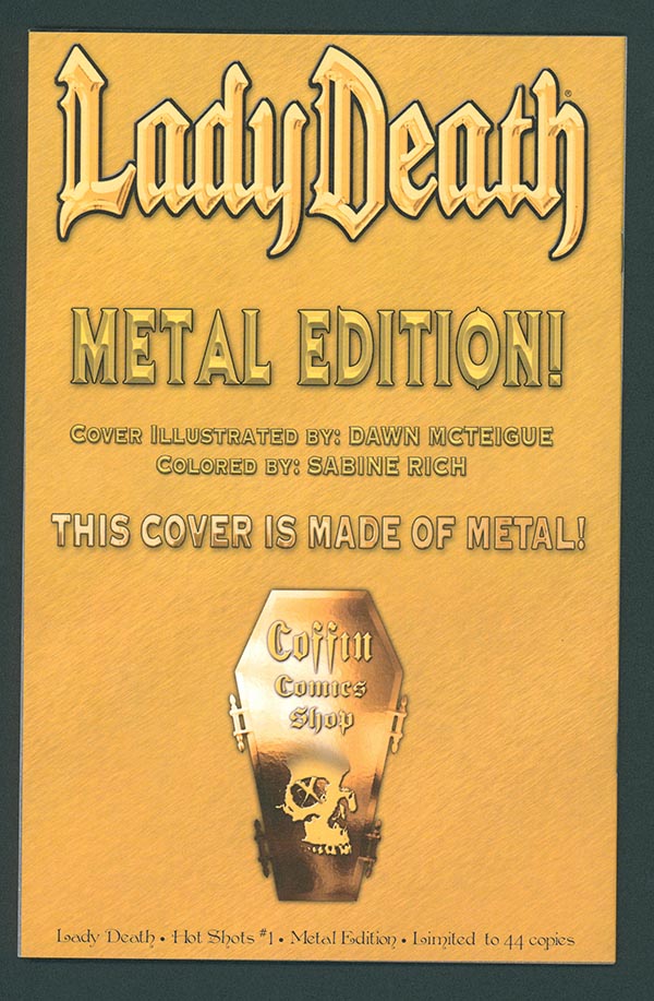 Lady Death: Hot Shots #1 - Metal Edition (LOW #2)