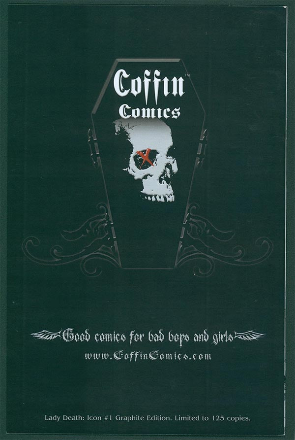 Lady Death: Icon #1 - Graphite Edition (BP Edition!)