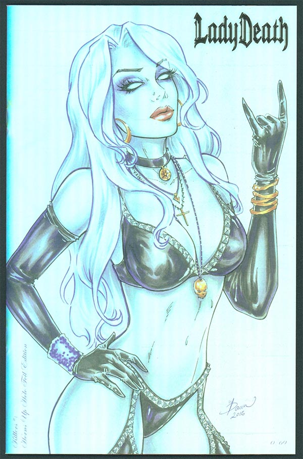 Lady Death: Killers #1 - Horns Up Holo-Foil Edition (LOW #0)