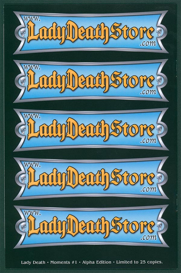 Lady Death: Moments #1 - Alpha Edition (BP Edition!)
