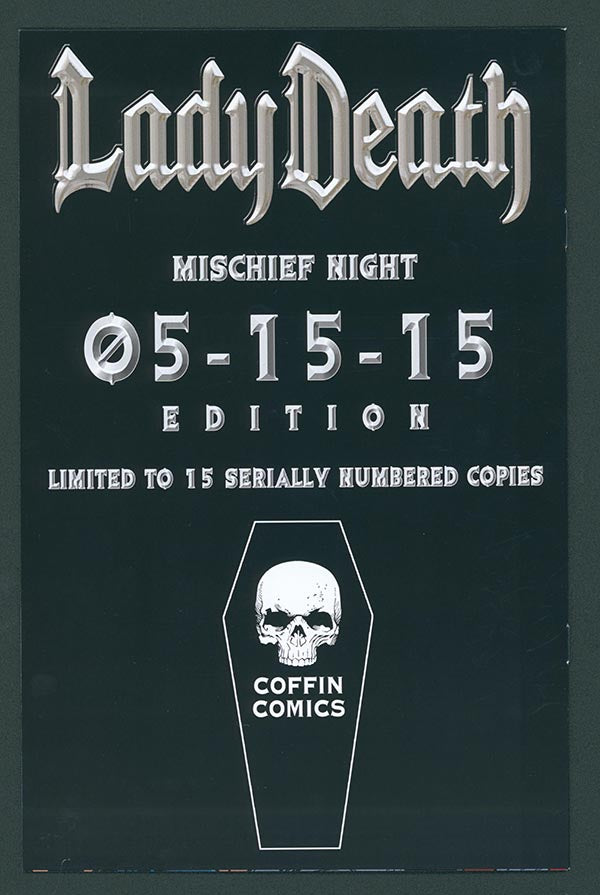 Lady Death: Mischief Night #1 - 5-15-15 Edition (Artist Proof #2)