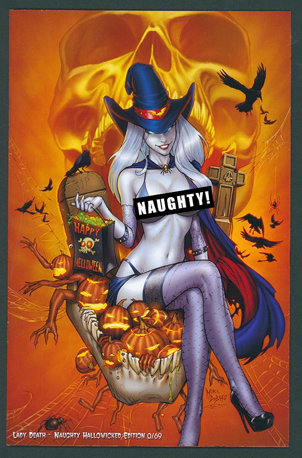 Lady Death: All Hallows Evil #1 - Naughty Hallowicked Edition (LOW #0)