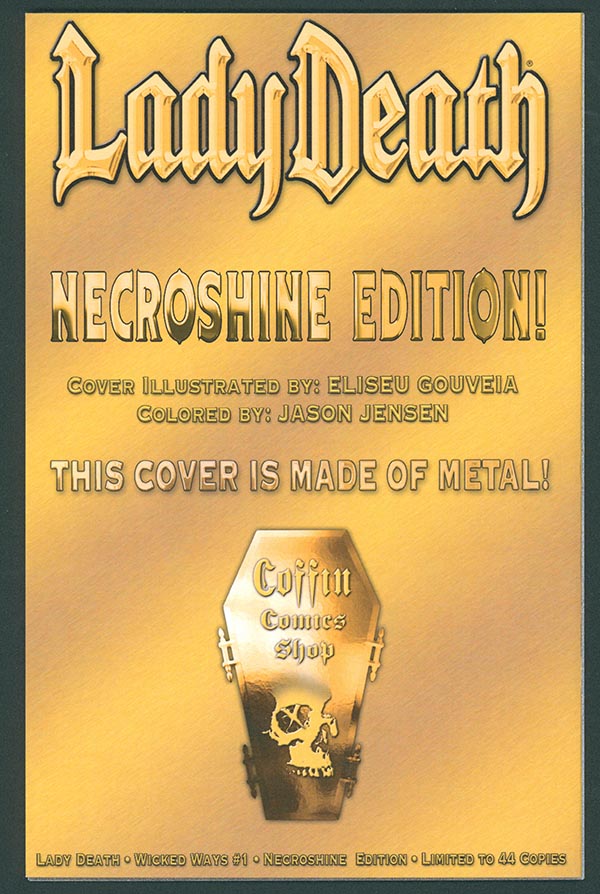 Lady Death: Wicked Ways #1 - Necroshine Metallic Edition (LOW #2)