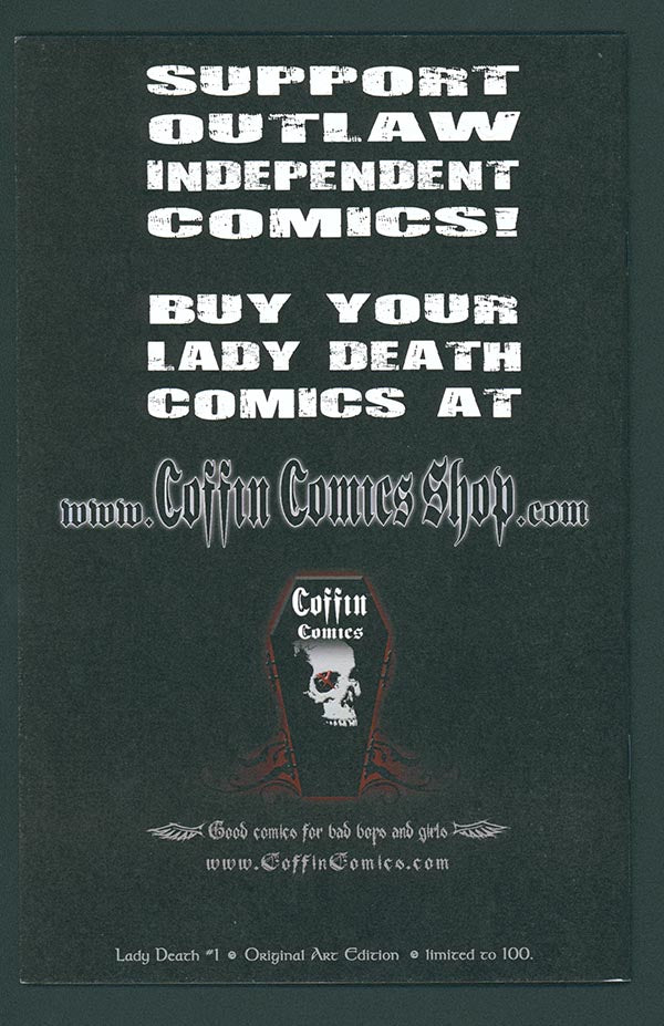 Lady Death #1 - Original Art Edition (Publisher File Copy)