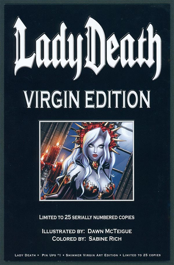 Lady Death: Pin Ups #1 - Shimmer Virgin Art Edition (LOW #0)