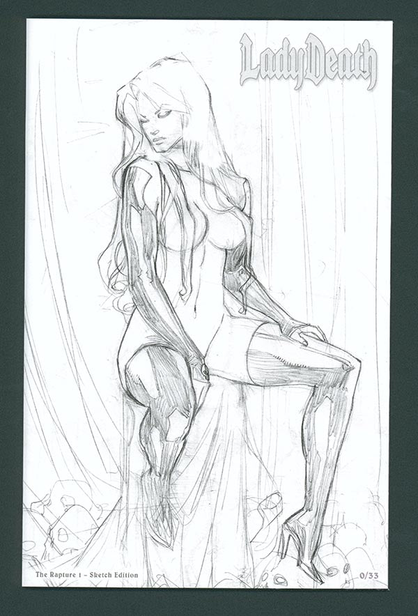 Lady Death: The Rapture #1 - Sketch Edition (LOW #0)