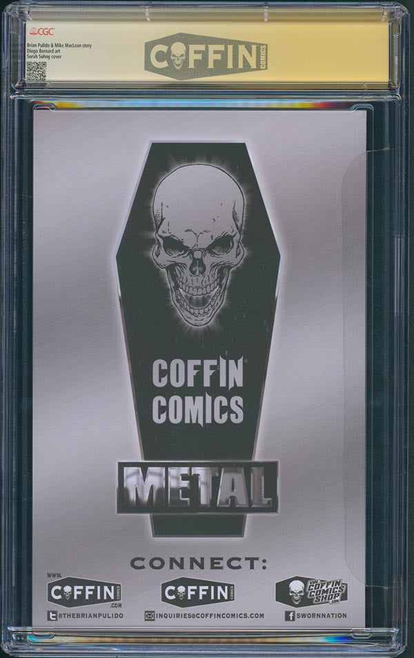 Lady Death: Sacrificial Annihilation - Heavy Metal Edition (Artist Proof #4) - Remarqued by Sorah Suhng - CGC Signature Series 9.9