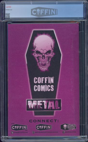 Lady Death: Sworn #1 - Skullgazer Violet Metallic Edition (LOW #6) - CGC Universal 9.9
