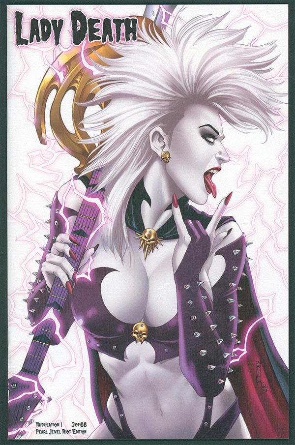 Lady Death: Tribulation #1 - Pearl Jewel Riot Edition (LOW #3)