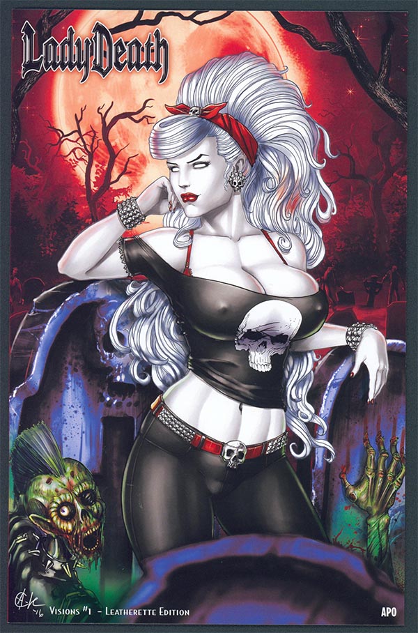 Lady Death: Visions #1 - Leatherette Edition (Artist Proof #0)
