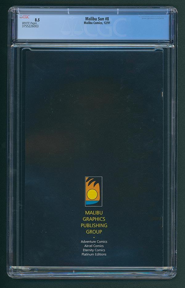 Malibu Sun #8: Evil Ernie - Pulido Signed - CGC Signature Series 8.5