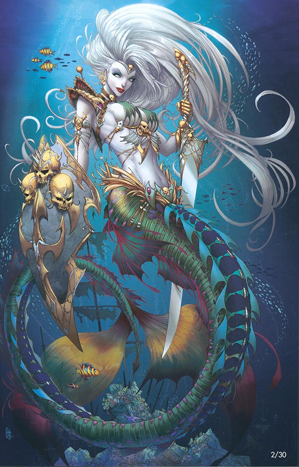 Lady Death: Gallery #1 - Mermaid Virgin Art (LOW #2)