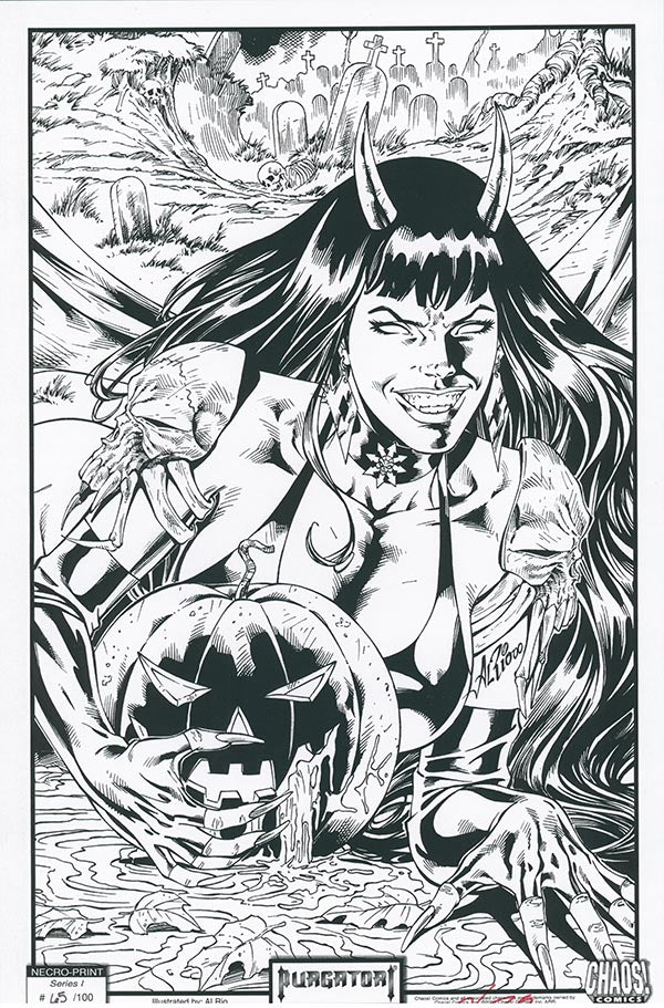 Purgatori Necro-Print Series 1 by Al Rio