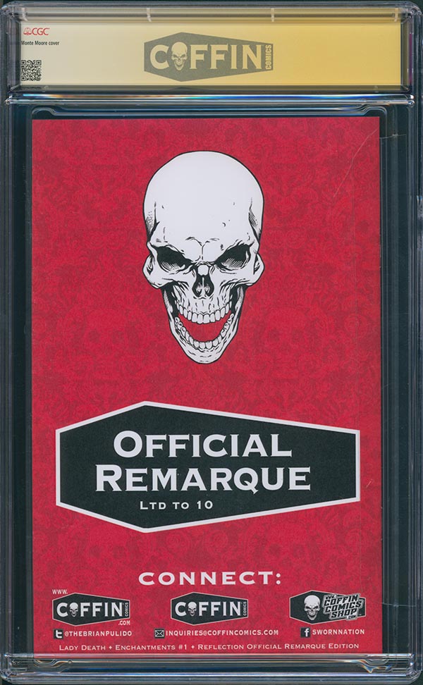Lady Death: Enchantments #1 - Reflection Official Remarque Edition - CGC Signature Series 9.9