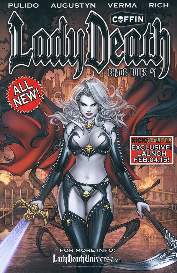 Lady Death: Dragon Wars #1 - Very Naughty Edition (LOW #2)