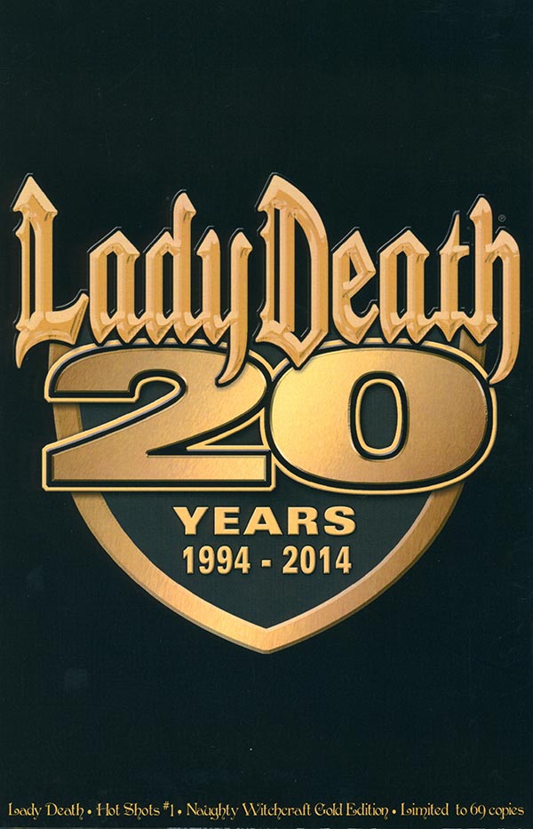 Lady Death: Hot Shots #1 - Naughty Witchcraft Gold Edition (LOW #2)